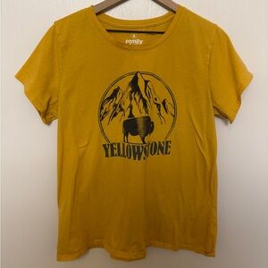Yellowstone Graphic Tee - Mustard Yellow